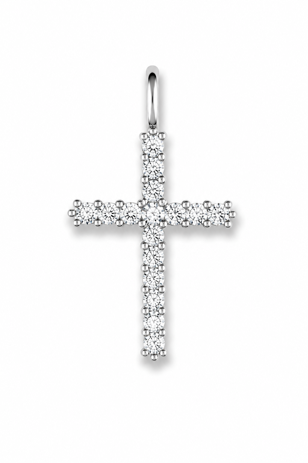 Croce in argento 925 CZ.42