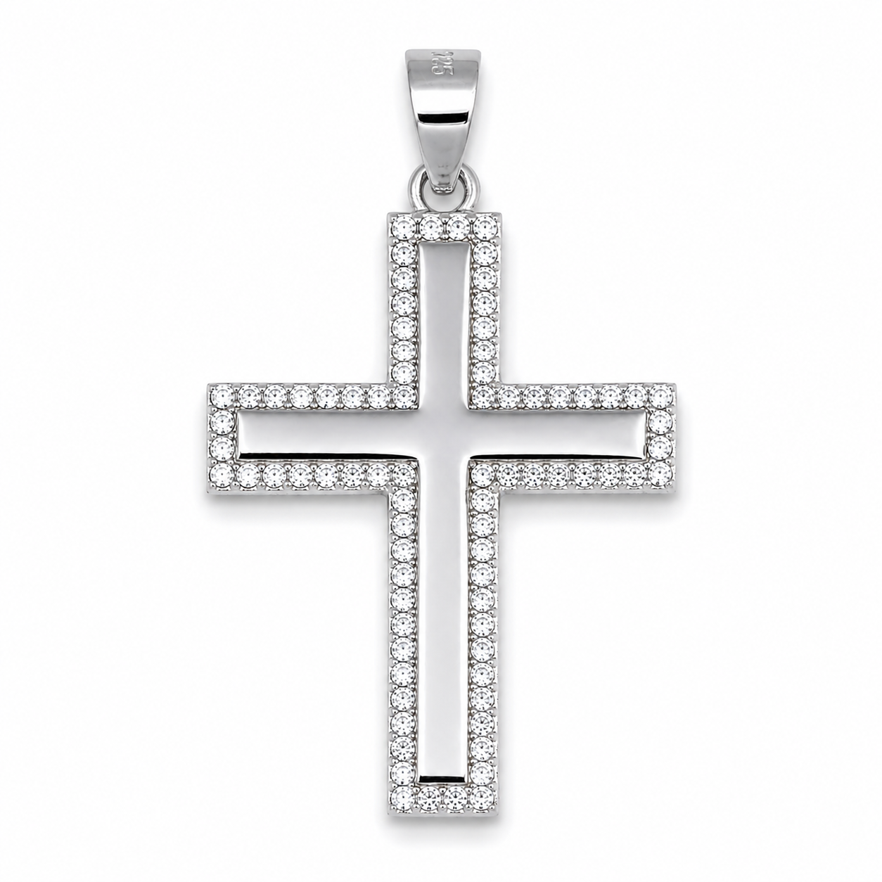 Croce in argento 925 CZ.11 bis gr