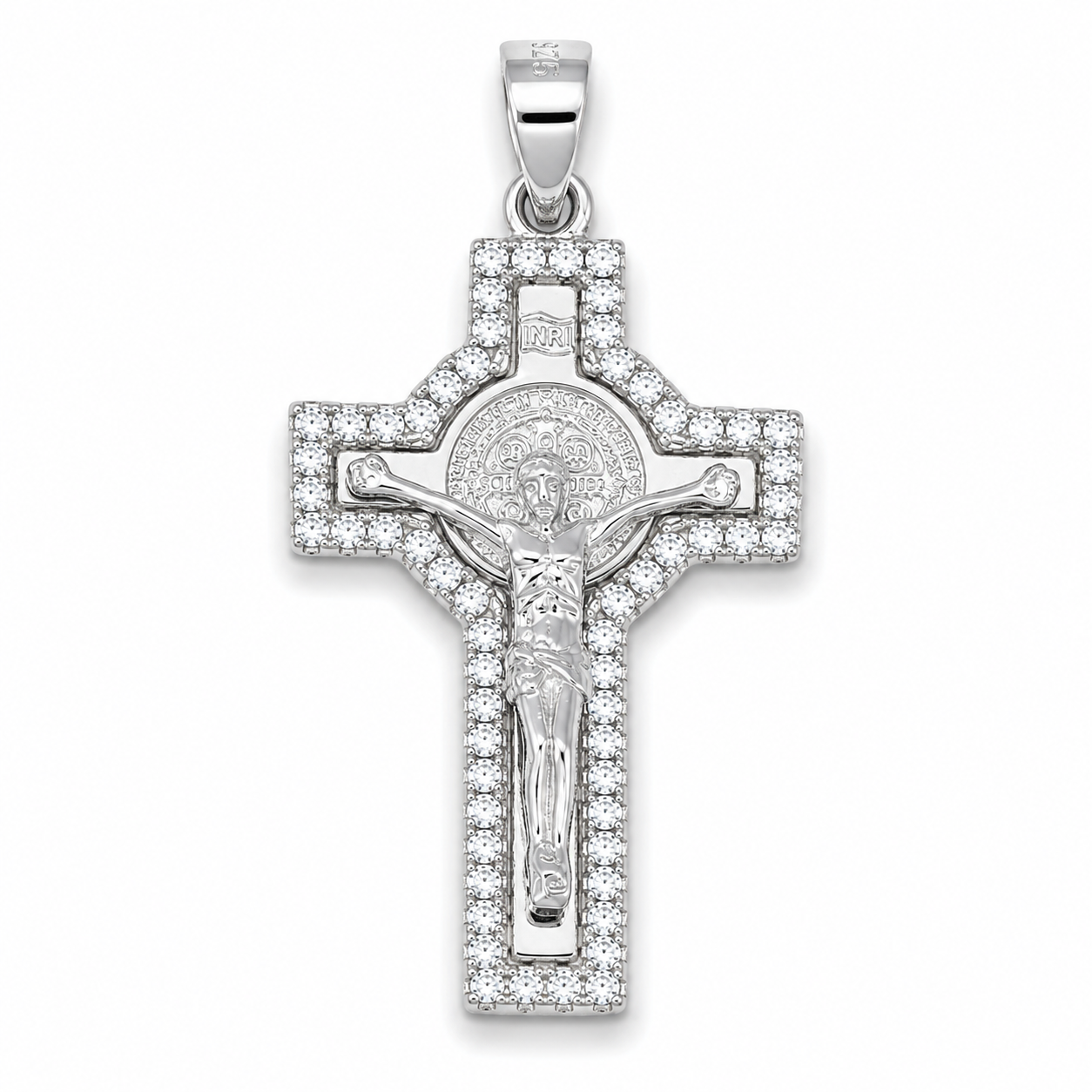 Croce in argento 925 CZ.223