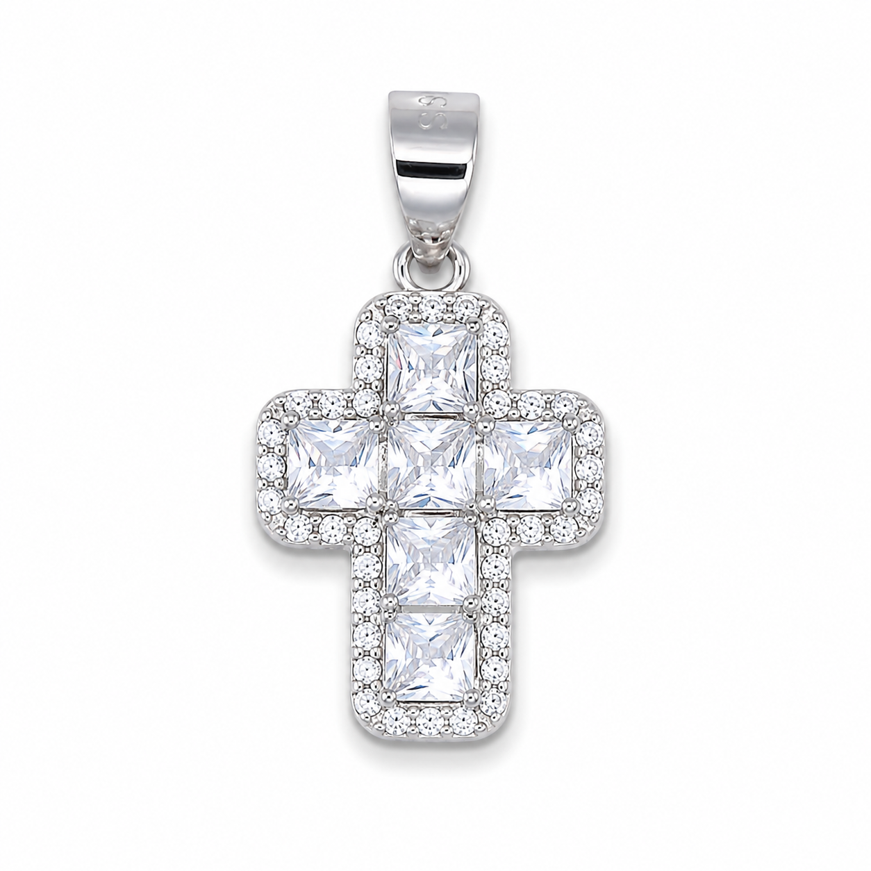 Croce in argento 925 CZ.64