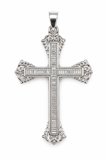 Croce in argento 925 art.108
