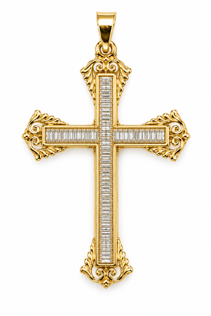 Croce in argento 925 art.108