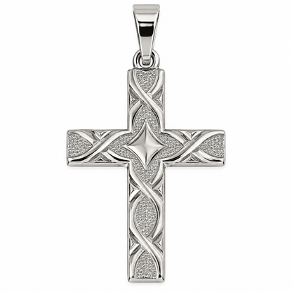 Croce in argento 925 art.111