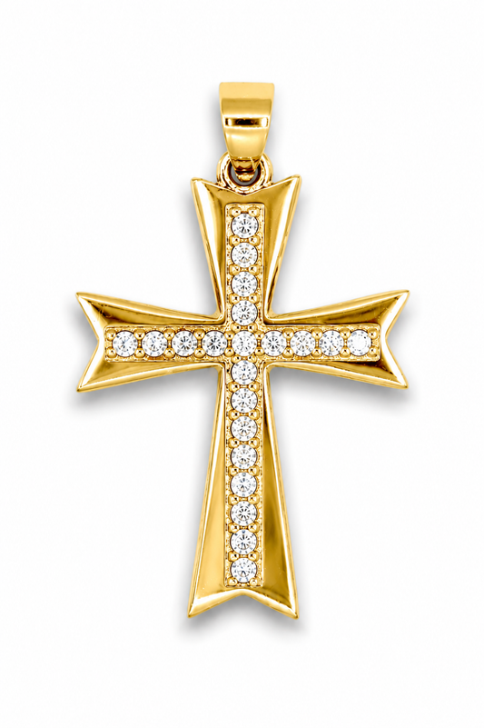 Croce in argento 925  cz.81