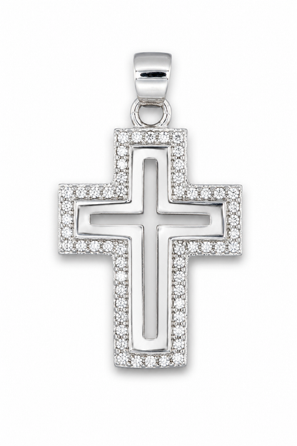 Croce in argento 925  CZ.11 BIS