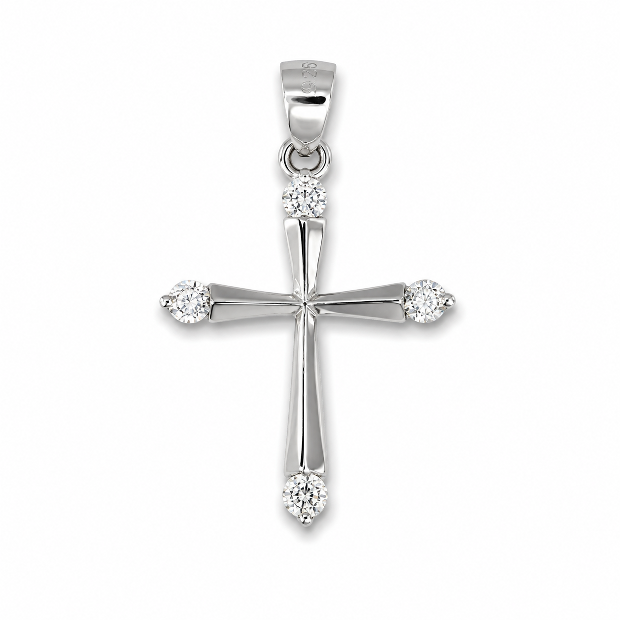 Croce in argento 925  CZ.38 new