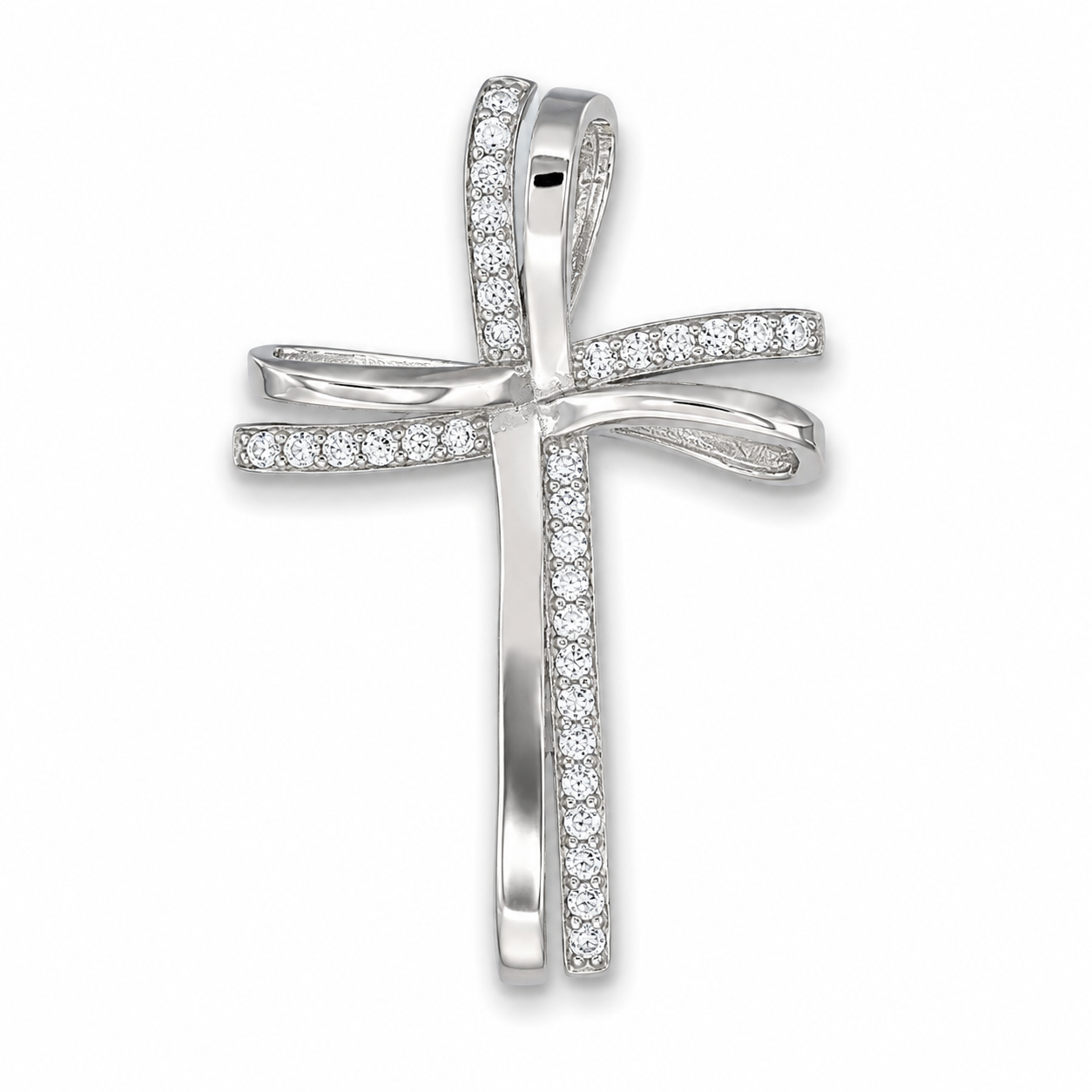 Croce in argento 925  CZ.100