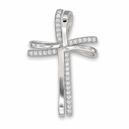 Croce in argento 925  CZ.100