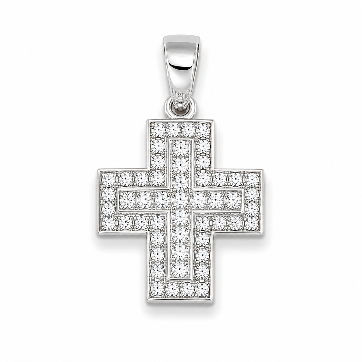 Croce in argento 925  CZ.244