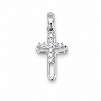 Croce in argento 925  CZ.37