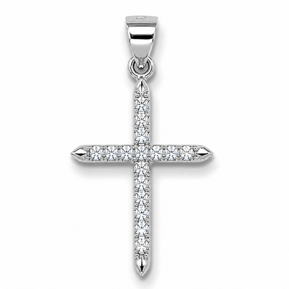 Croce in argento 925 CZ.15 bis