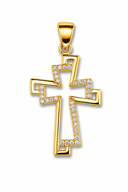 Croce in argento 925  CZ.242