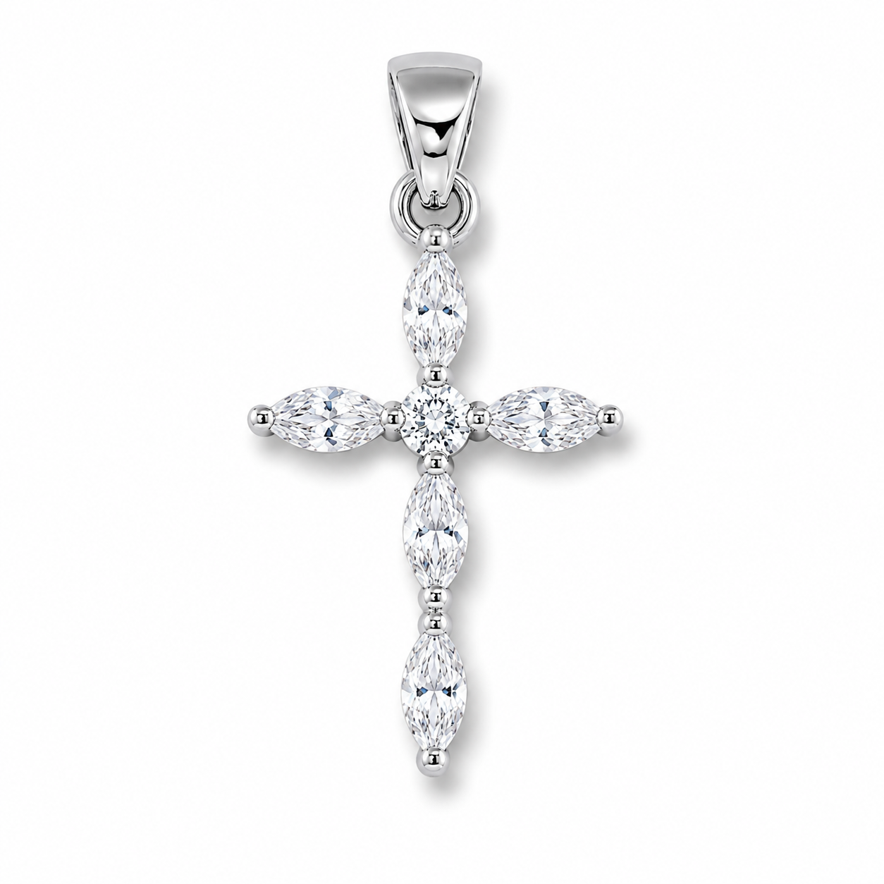 Croce in argento 925  CZ.46