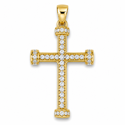 Croce in argento 925  CZ.104