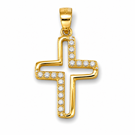 Croce in argento 925  CZ.229