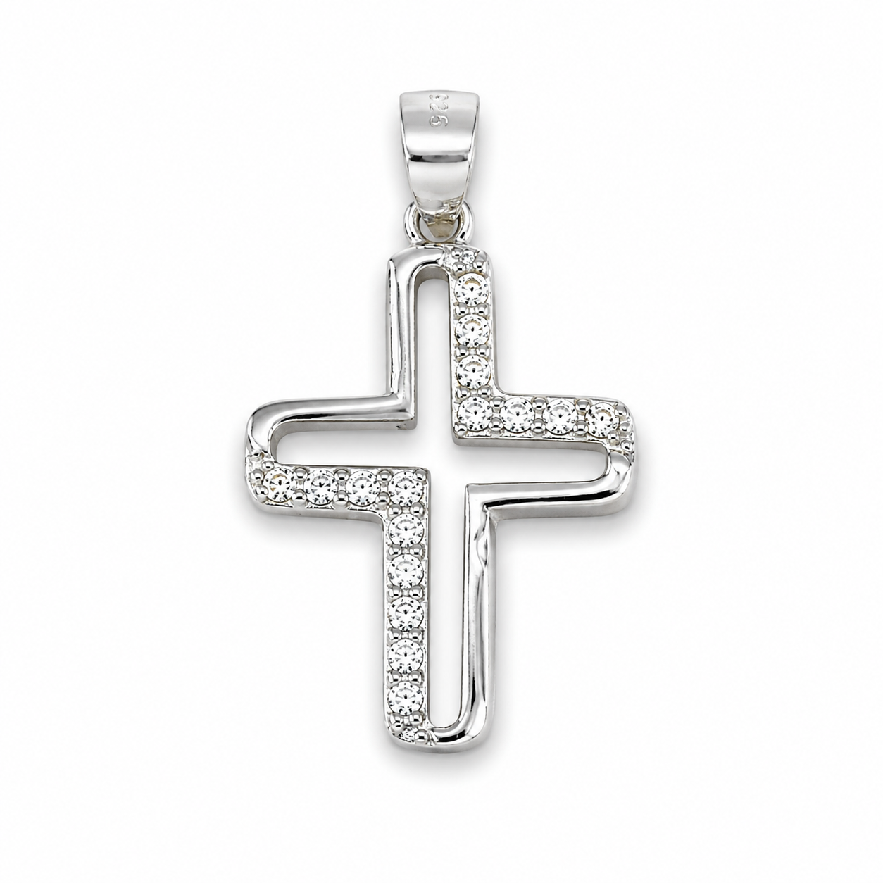 Croce in argento 925  CZ.229