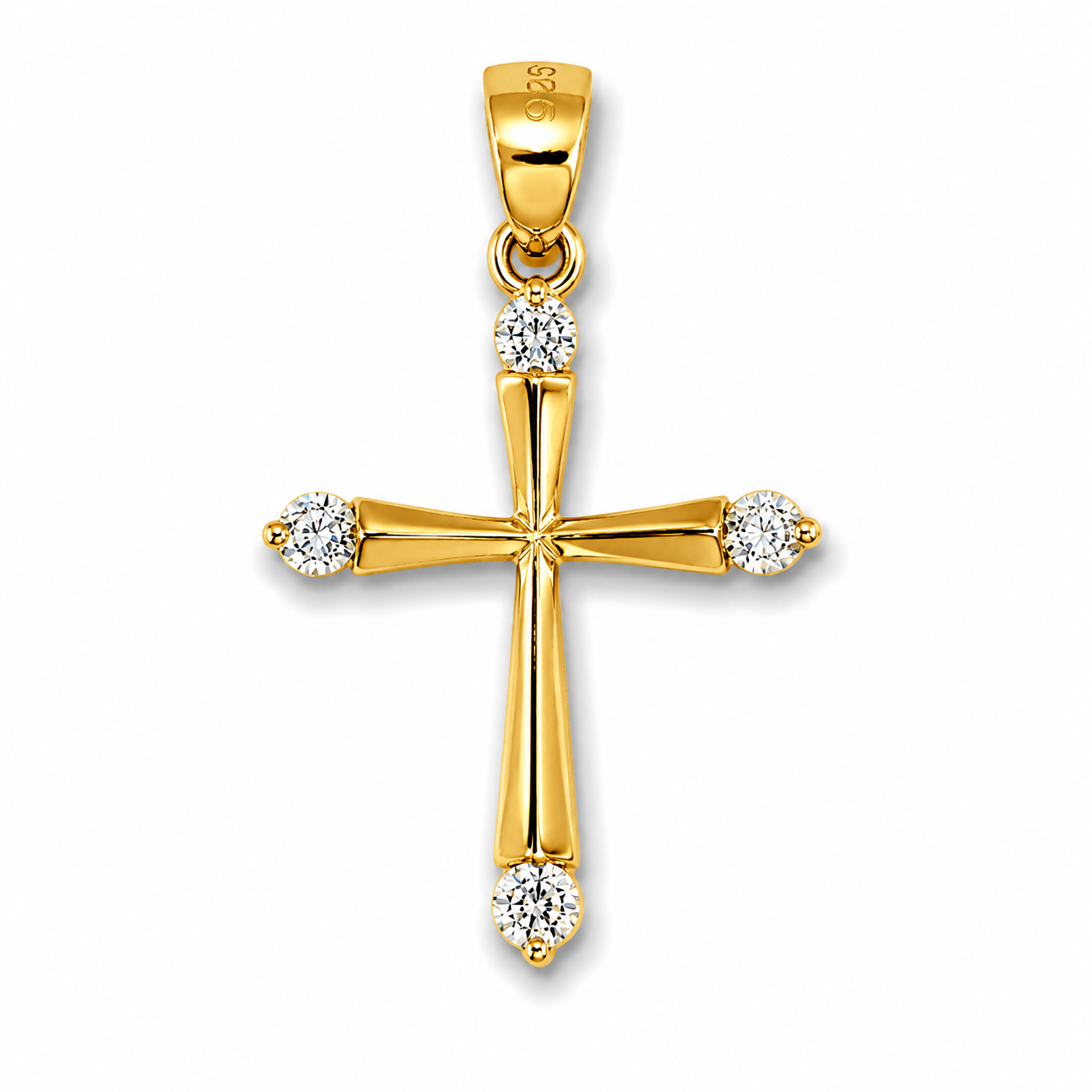 Croce in argento 925  CZ.38 new