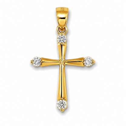 Croce in argento 925  CZ.38 new