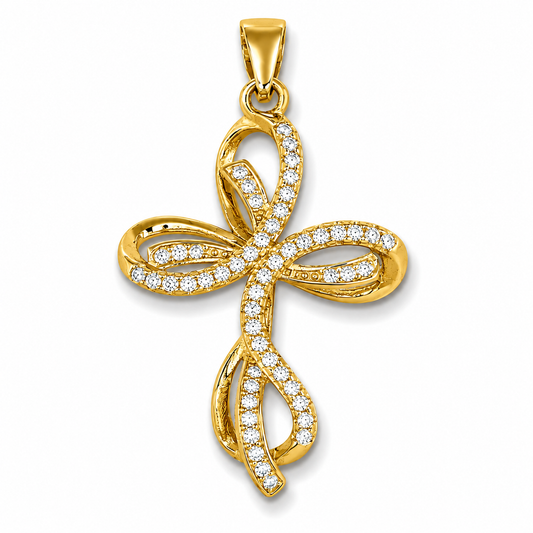 Croce in argento 925  CZ.86
