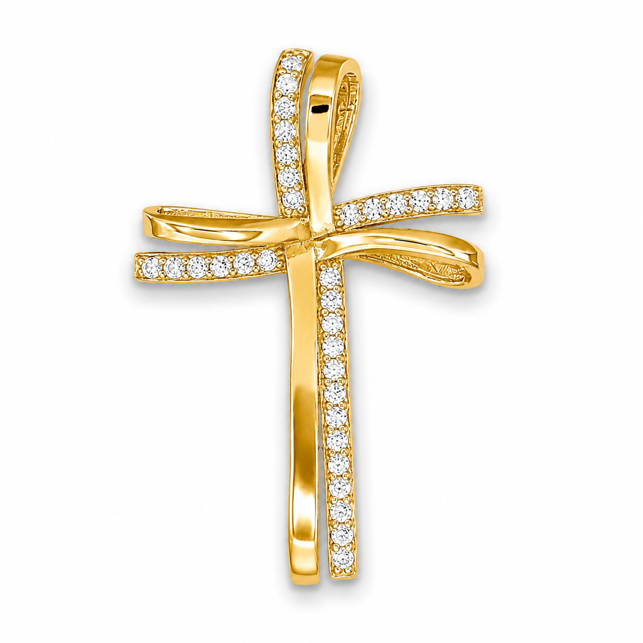 Croce in argento 925  CZ.100