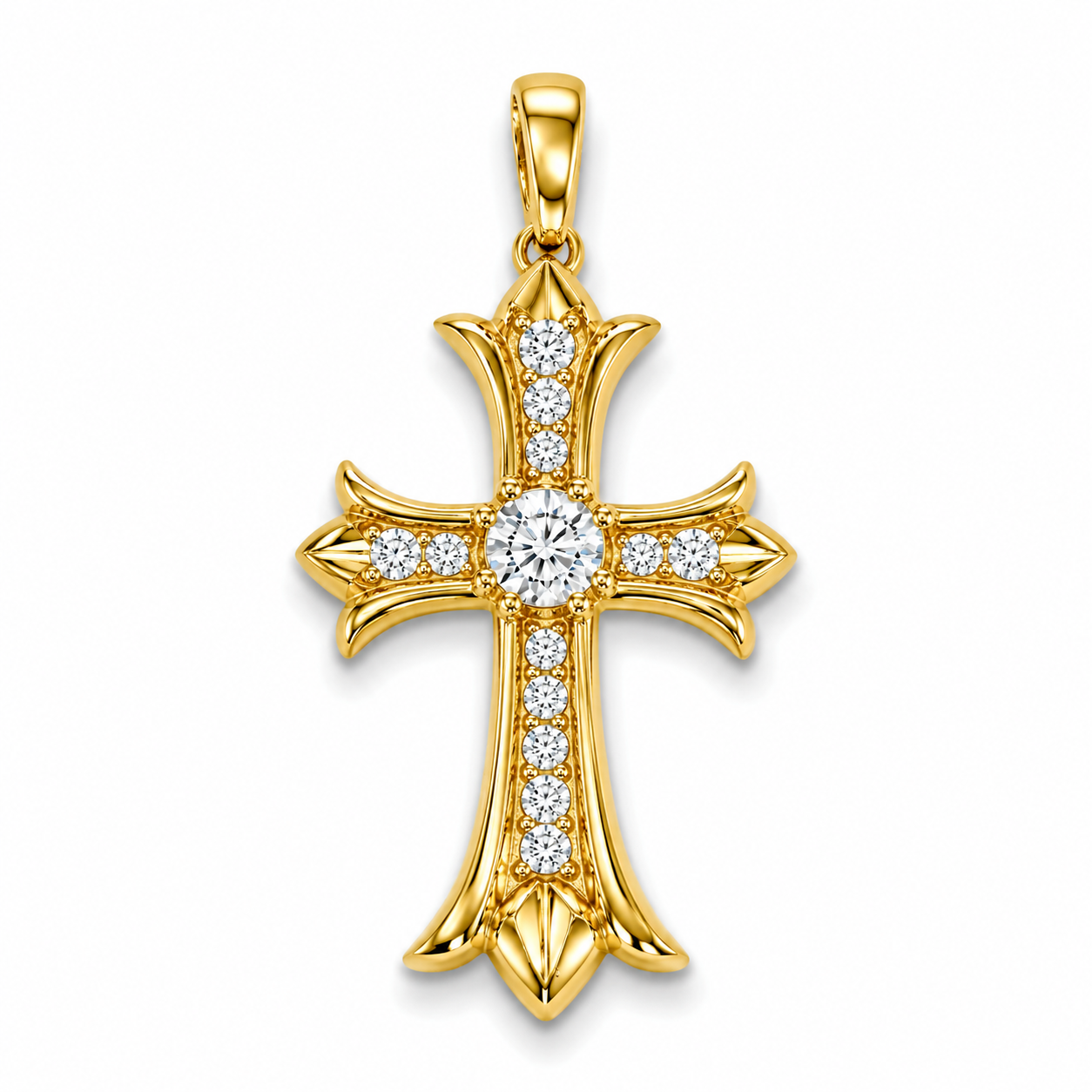 Croce in argento 925  CZ.247