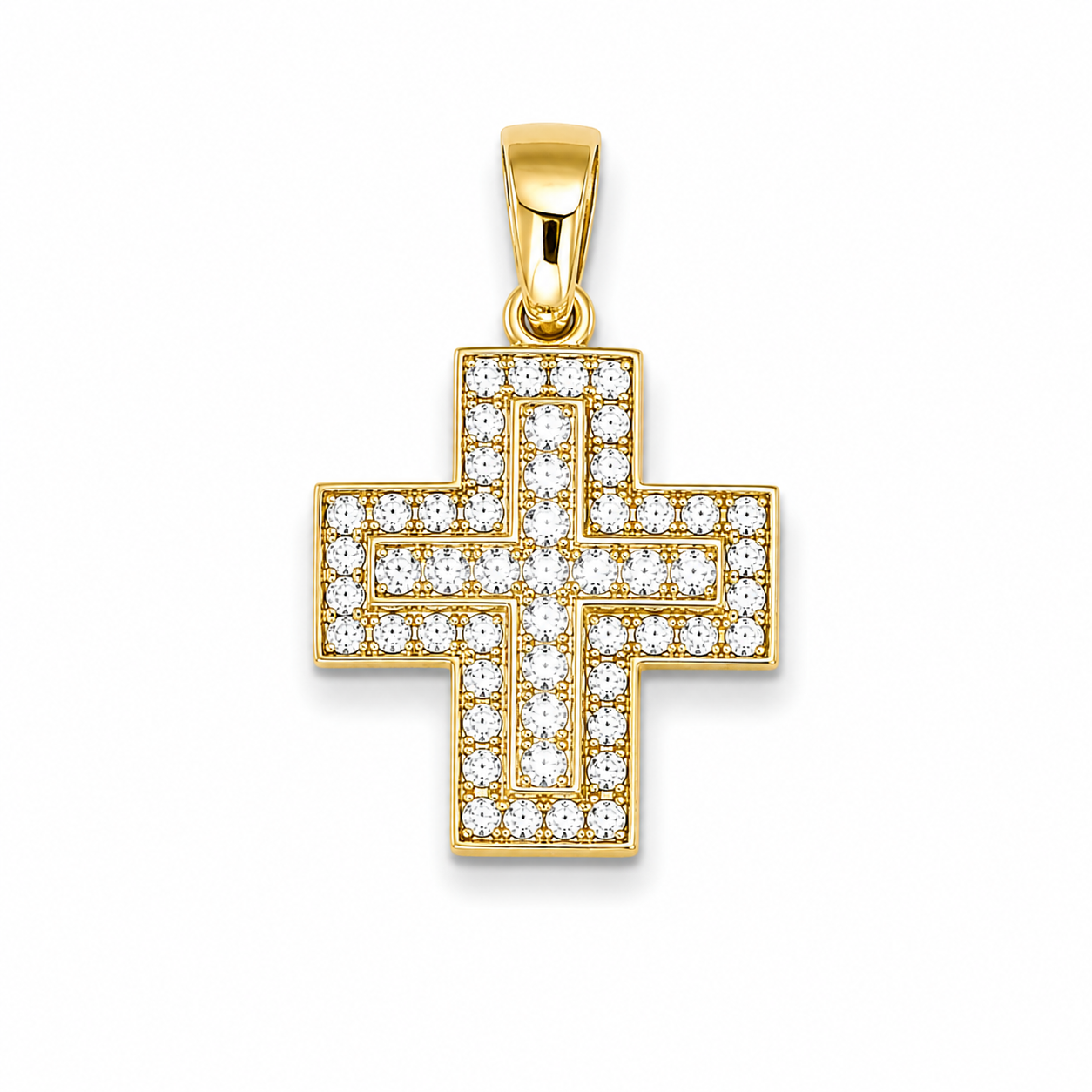 Croce in argento 925  CZ.244