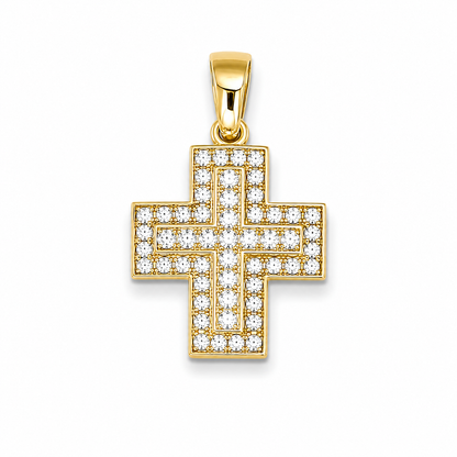 Croce in argento 925  CZ.244
