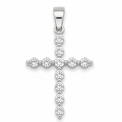 Croce in argento 925  CZ.36