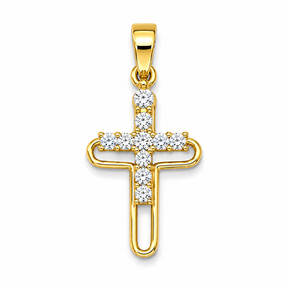 Croce in argento 925  CZ.37
