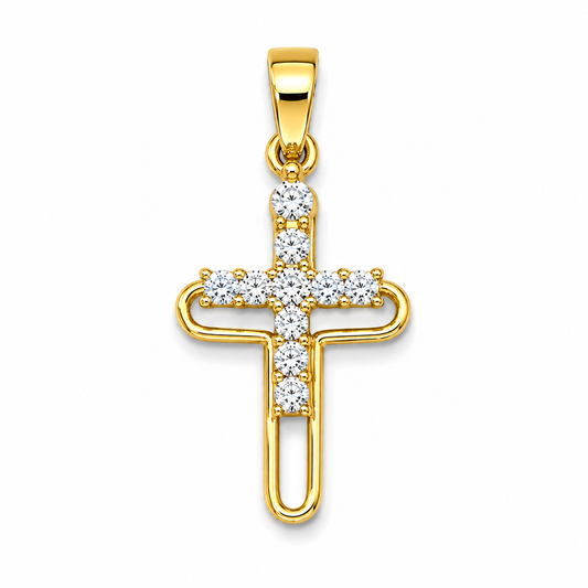 Croce in argento 925  CZ.37