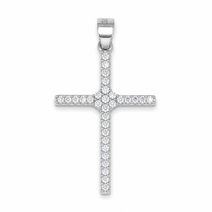 Croce in argento 925 CZ.230