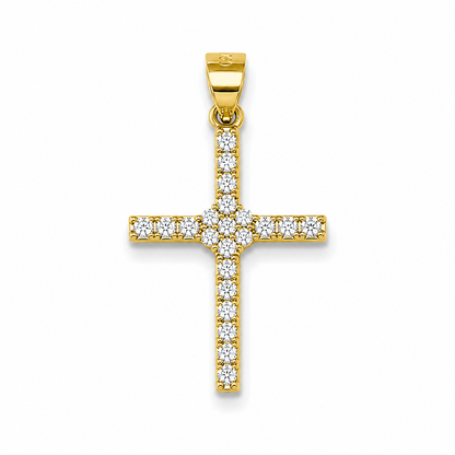 Croce in argento 925 CZ.230