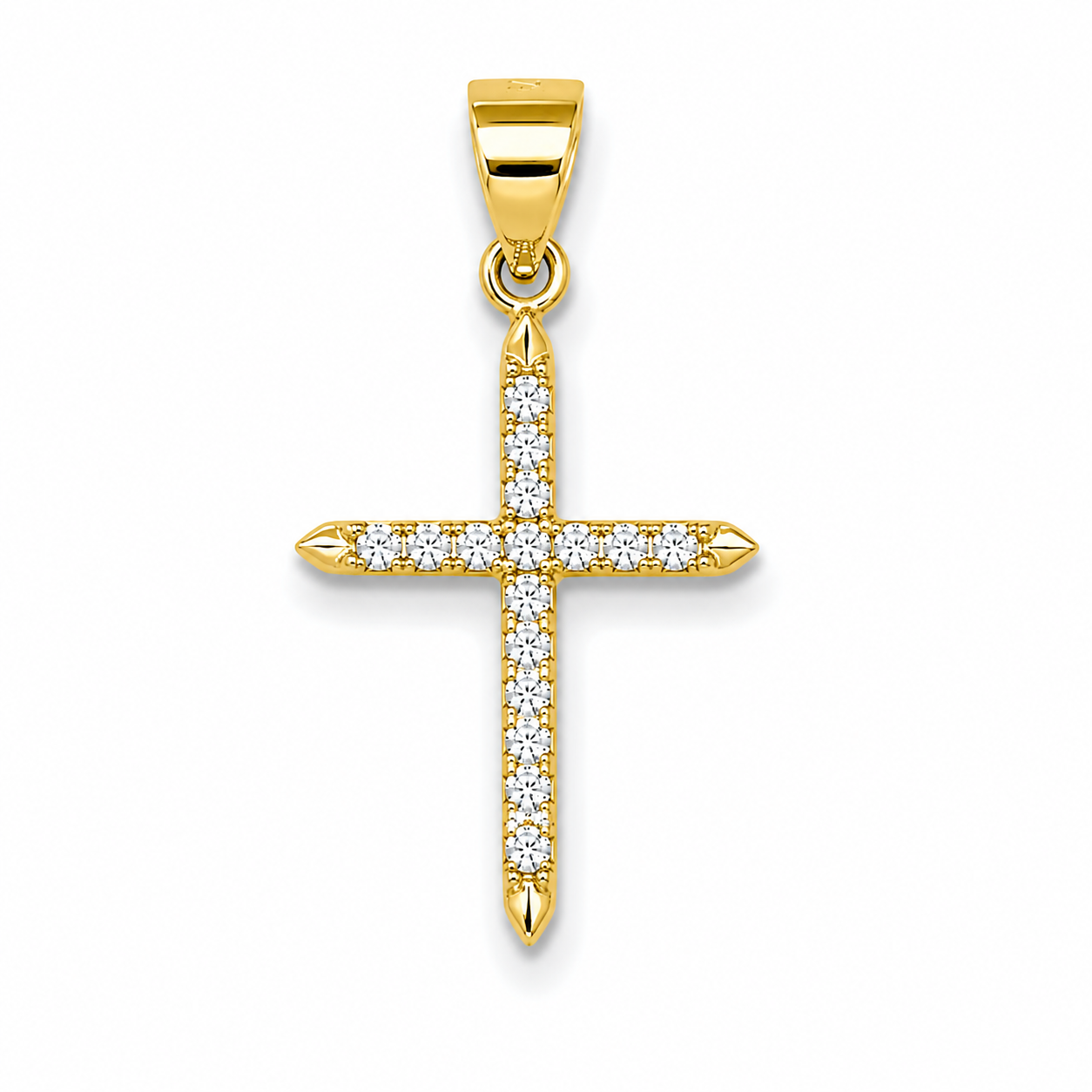 Croce in argento 925 CZ.15 bis