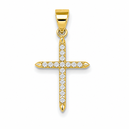 Croce in argento 925 CZ.15 bis