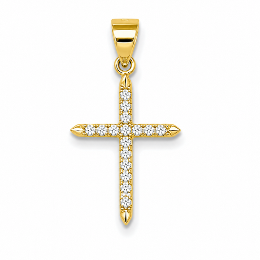 Croce in argento 925 CZ.15 bis