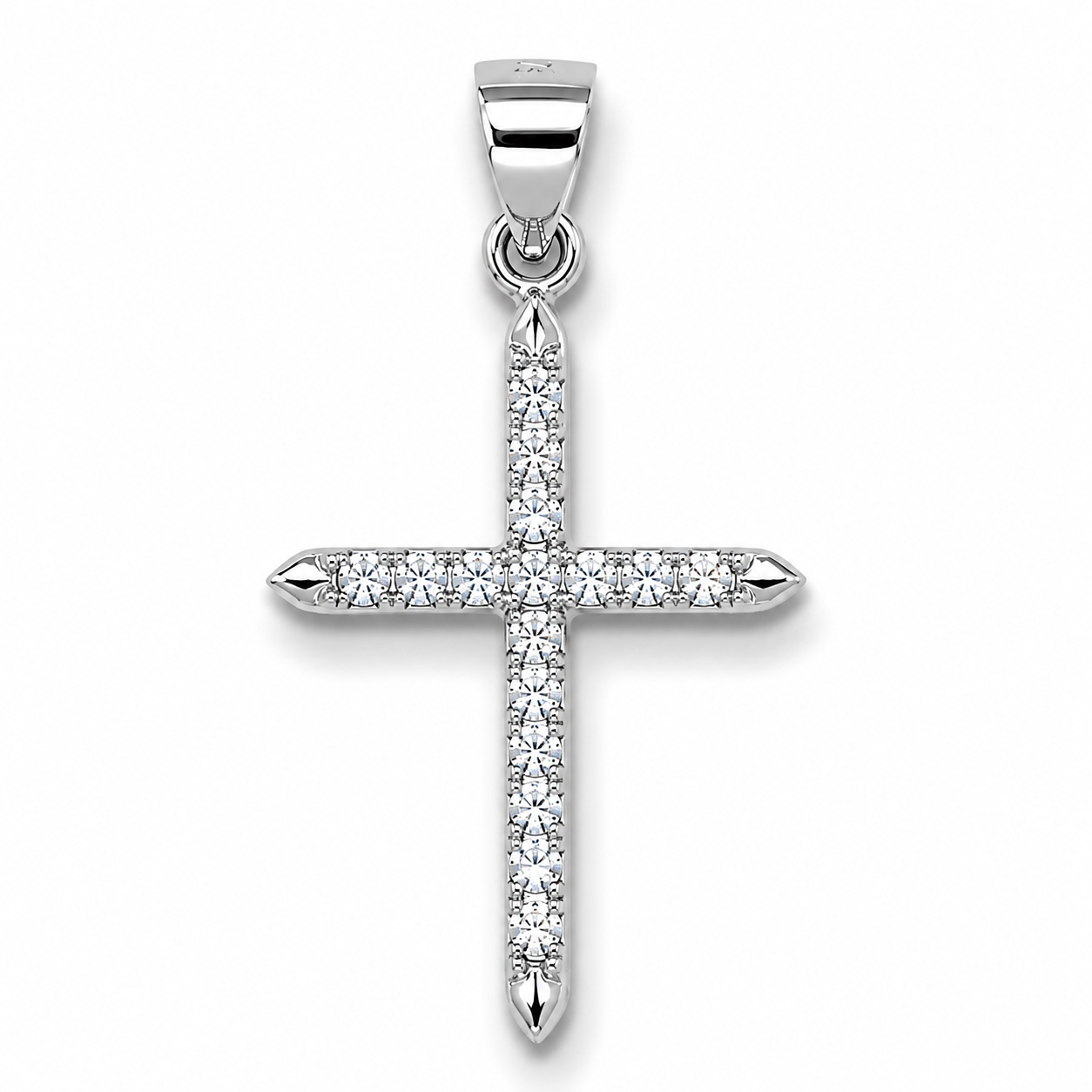 Croce in argento 925 CZ.15 bis