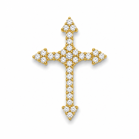 Croce in argento 925 CZ.239