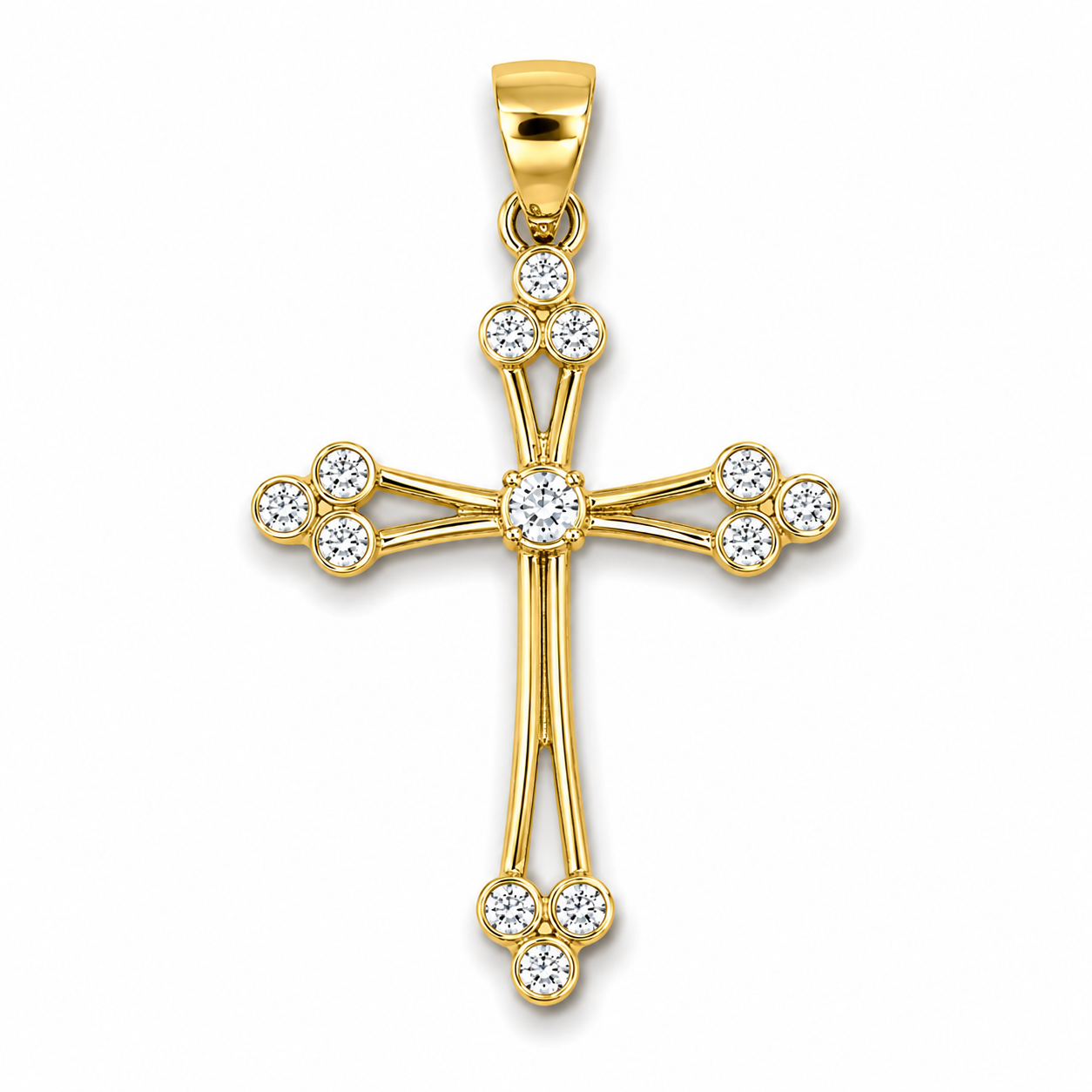 Croce in argento 925 CZ.25
